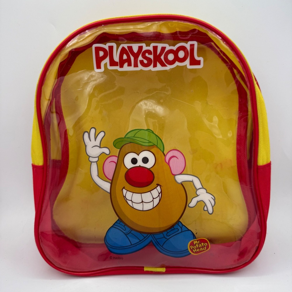 Playskool Mr Potato Head‎ Backpack Kids Toddler Yellow Red School Bag